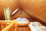Schlafzimmer - Häuschen: Terrasse, Ausblick - Top-Hundeurlaub