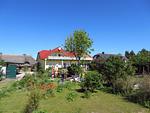 Garten - Häuschen: Terrasse, Ausblick - Top-Hundeurlaub