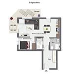 Grundriss - Wohnung 04 - Achterwind - Top-Hundeurlaub