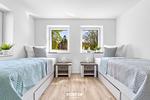 Schlafzimmer - Ferienwohnung Winningmay I Füsing - Top-Hundeurlaub