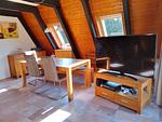 Wohnzimmer - Nurdachhaus FUXBAU - Top-Hundeurlaub