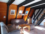 Wohnzimmer - Nurdachhaus FUXBAU - Top-Hundeurlaub