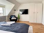 Schlafzimmer - Bootshaus - Top-Hundeurlaub