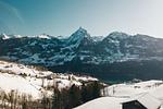 Aussicht auf die Berge im Winter - Apartment Brugg - Top-Hundeurlaub