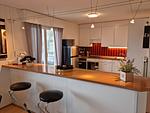 Küche / Küchenzeile - Apartment Panoramablick - Top-Hundeurlaub