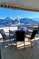 Balkon - Apartment Panoramablick - Top-Hundeurlaub