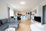 Wohnzimmer - Apartment Panoramablick - Top-Hundeurlaub