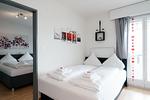 Schlafzimmer - Apartment Panoramablick - Top-Hundeurlaub