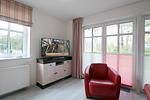 Wohnzimmer TV - Strandstraße 18c, Whg. 7, Haus Paul - Top-Hundeurlaub
