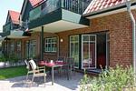 Ansicht der Terrasse - Strandstraße 18c, Whg. 7, Haus Paul - Top-Hundeurlaub