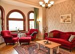 Wohnzimmer - Villa Heimfried Büsum - Top-Hundeurlaub