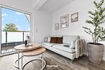 Wohnzimmer - Ferienwohnung Inselfeeling Fehmarn - Top-Hundeurlaub