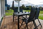 Terrasse - Ferienwohnung Nordseeresort37a Friesenkind Büsum - Top-Hundeurlaub