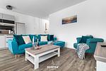 Wohnzimmer - Ferienwohnung Salzbrise Fehmarn - Top-Hundeurlaub