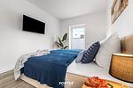 Schlafzimmer - Ferienwohnung Salzbrise Fehmarn - Top-Hundeurlaub