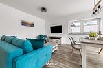 Wohnzimmer - Ferienwohnung Salzbrise Fehmarn - Top-Hundeurlaub