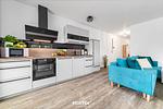 Küche / Küchenzeile - Ferienwohnung Salzbrise Fehmarn - Top-Hundeurlaub