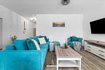 Wohnzimmer - Ferienwohnung Salzbrise Fehmarn - Top-Hundeurlaub