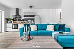 Wohnzimmer - Ferienwohnung Salzbrise Fehmarn - Top-Hundeurlaub