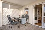 Terrasse - Ferienwohnung Schrabbe nur 800 Meter zum Strand mit Terrasse - Top-Hundeurlaub