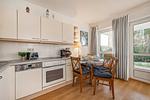 Küche / Küchenzeile - Ferienwohnung Schrabbe nur 800 Meter zum Strand mit Terrasse - Top-Hundeurlaub