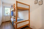 Schlafzimmer - Ferienwohnung Schrabbe nur 800 Meter zum Strand mit Terrasse - Top-Hundeurlaub