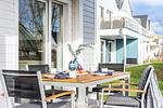 Terrasse - Ferienwohnung Stjernehus Olpenitz - Top-Hundeurlaub