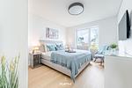 Schlafzimmer - Ferienwohnung Stjernehus Olpenitz - Top-Hundeurlaub