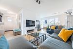 Wohnzimmer - Ferienwohnung Stjernehus Olpenitz - Top-Hundeurlaub