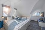 Schlafzimmer - Ferienhaus Örnie mit Sauna, Kamin und Sonnenterrasse - Top-Hundeurlaub