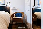 Schlafzimmer - Kapitänshaus W01 D - Top-Hundeurlaub