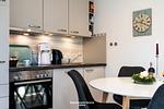 Küche / Küchenzeile - Kapitänshaus W01 D - Top-Hundeurlaub