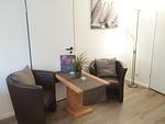 Wohnzimmer - Wiesenweg W01 A - Top-Hundeurlaub