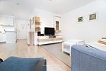 Wohnzimmer - Kapitänshaus W07 D - Top-Hundeurlaub