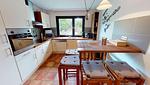 Küche / Küchenzeile - Haus Wiesenweg 14 M - Top-Hundeurlaub