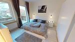 Schlafzimmer - Haus Friedrichstr. 16 Typ N - Top-Hundeurlaub