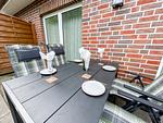 Cuxland-Fewo-Service - Residenz Grantz - Wohnung 2  - Wohn - Terrasse - Residenz Grantz Wohnung 2 - Top-Hundeurlaub