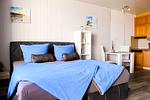 Cuxland-Fewo-Service - Haus Atlantic  - Wohnung 607 A  - Wohn - Schlafzimmer - Haus Atlantic Wohnung 607 A - Top-Hundeurlaub
