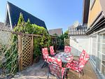 Cuxland-Fewo-Service -Ferienhaus Kampweg 16 Terrasse - Ferienhaus Blinkfüür Duhnen - Top-Hundeurlaub