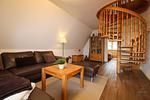 Wohnzimmer - Landhaus Rosenhof Wohnung 4 - Top-Hundeurlaub