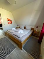 Schlafzimmer - Landhaus Rosenhof Wohnung 4 - Top-Hundeurlaub