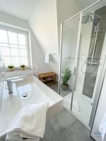 Badezimmer - Landhaus Rosenhof Wohnung 4 - Top-Hundeurlaub