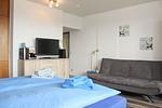 Cuxland-Fewo-Service - Haus Atlantic  - Wohnung 607 B  - Wohn - Schlafzimmer - Haus Atlantic Wohnung 607 B - Top-Hundeurlaub