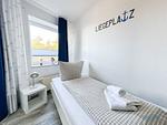 Schlafzimmer - Haus Nordseebrandung Wohnung 2.4 - Top-Hundeurlaub