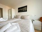 Schlafzimmer - Haus Frische Brise Wohnung 08.10 - Top-Hundeurlaub