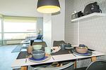 Cuxland-Fewo-Service - Haus Frische Brise- Wohnung 7.10  - Wohnzimmer - Esszimmer - Haus Frische Brise Wohnung Inselblick 07.10 - Top-Hundeurlaub