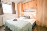 Schlafzimmer - Ferienhaus Ostseechalet Seestern Gelting - Top-Hundeurlaub
