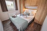 Schlafzimmer - Ferienhaus Ostseechalet Seestern Gelting - Top-Hundeurlaub