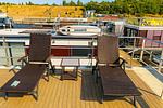 Terrasse - FLOATING 33 im Geiseltalsee - Boot 16 - Top-Hundeurlaub