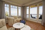 Wohnzimmer - FeWo05: Balkon,Meerblick, ruhige Lage - Top-Hundeurlaub